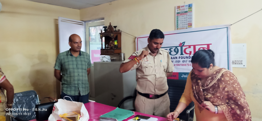 Raksha Bandhan Celebration with Delhi Police